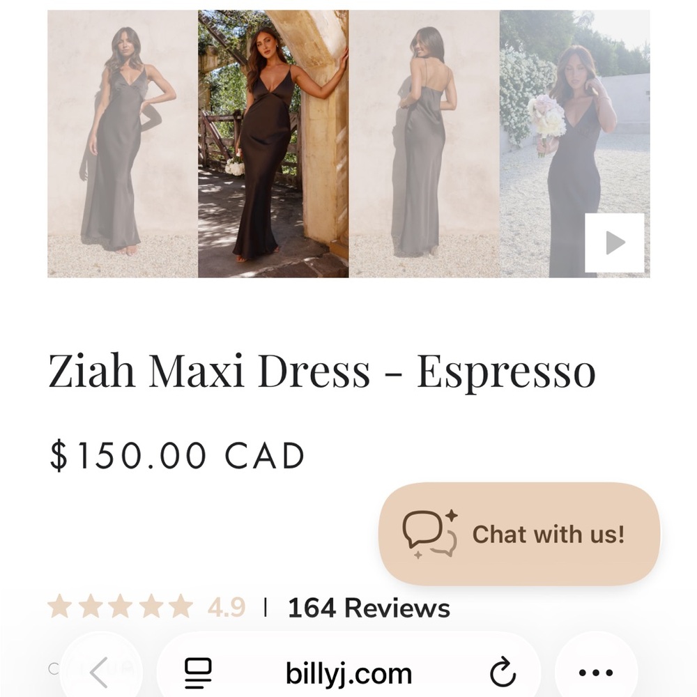 Elegant Black Satin Maxi Dress with V-Neck - Picture 2 of 6